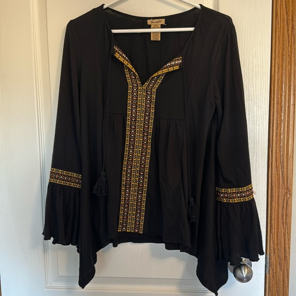 Bell sleeve wrangler top - Picture 1 of 1